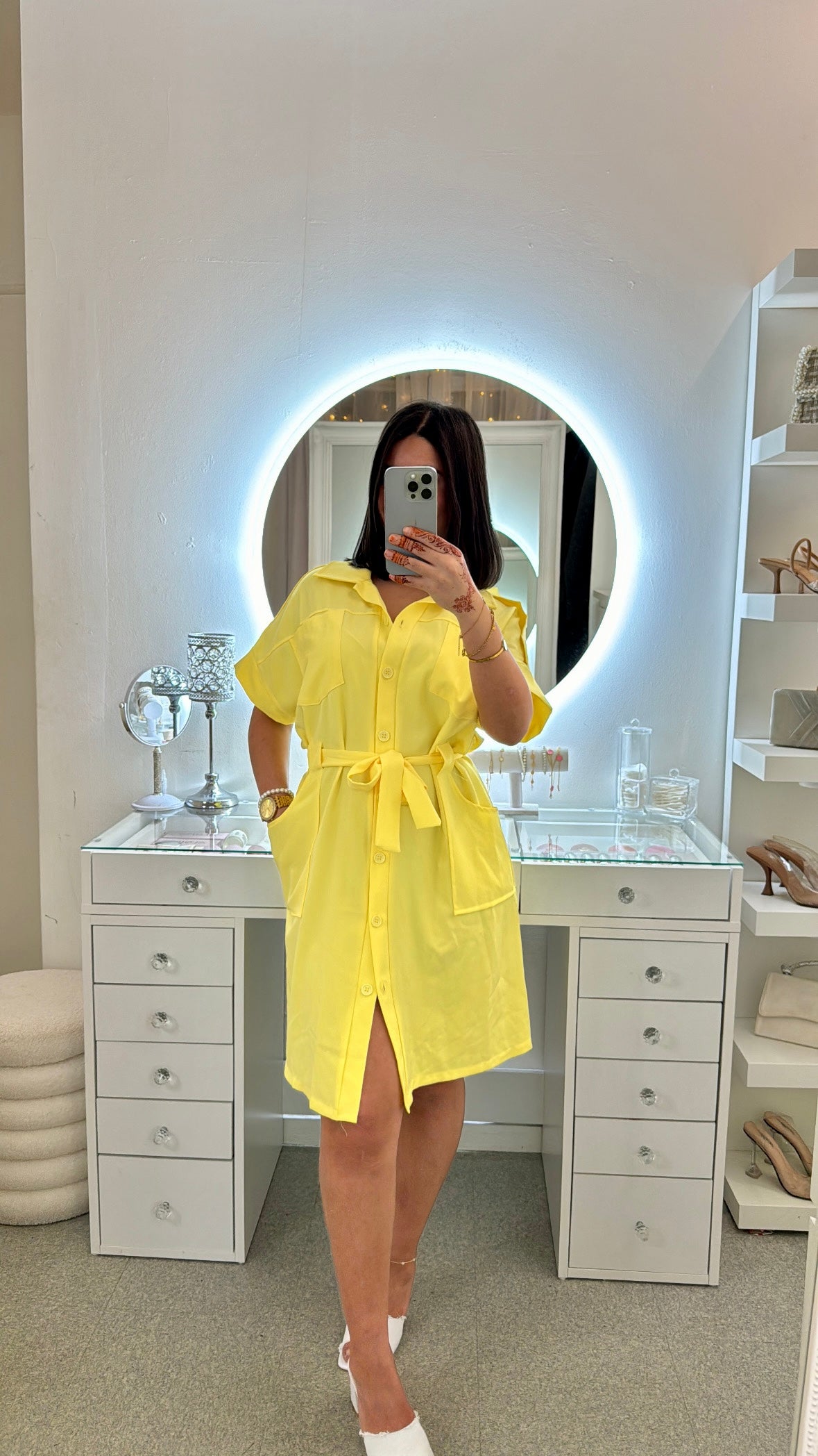 Robe Samira jaune