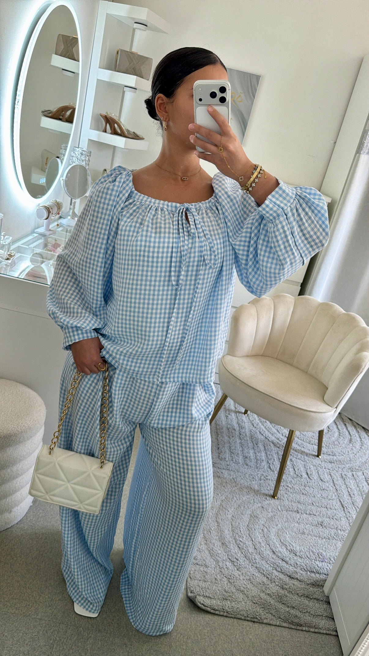 Ensemble aniya bleu