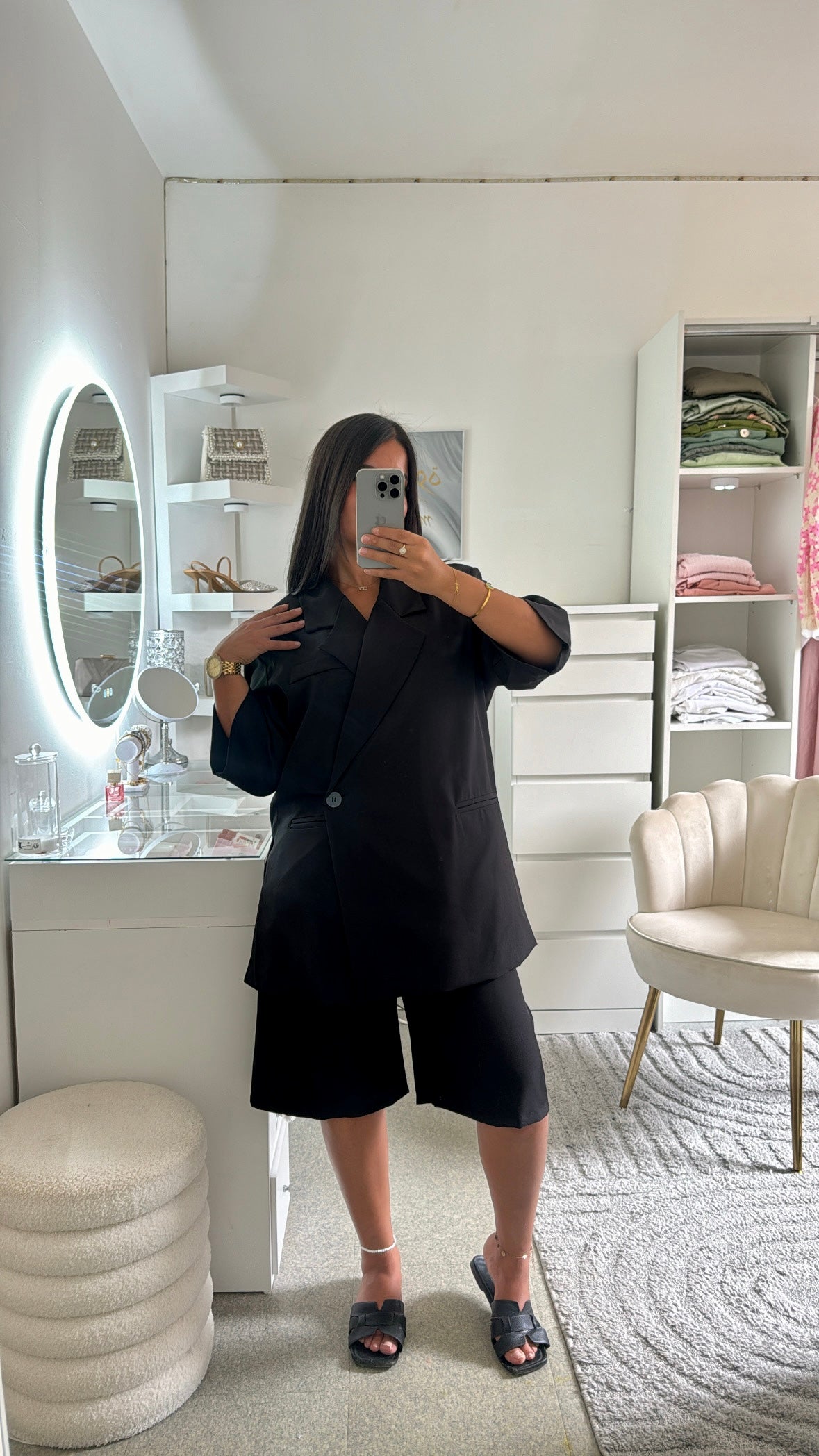 Ensemble short Nawal Noir
