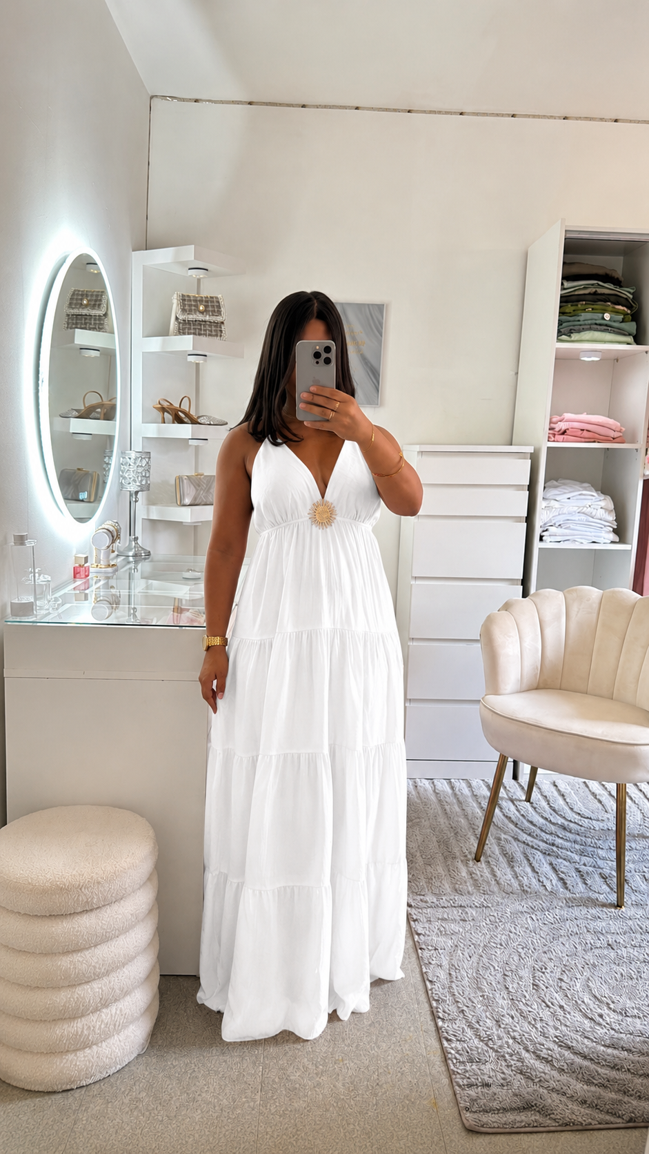 Robe Lilia en blanche