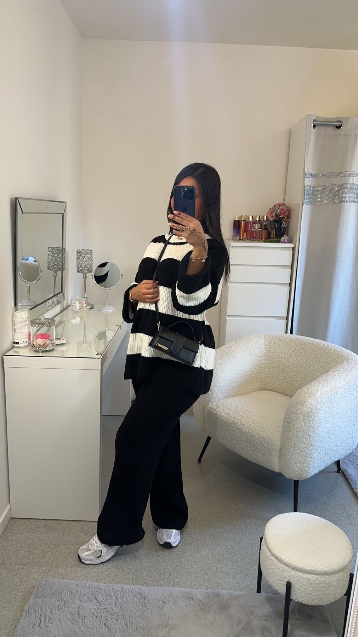 Ensemble bi couleur noir