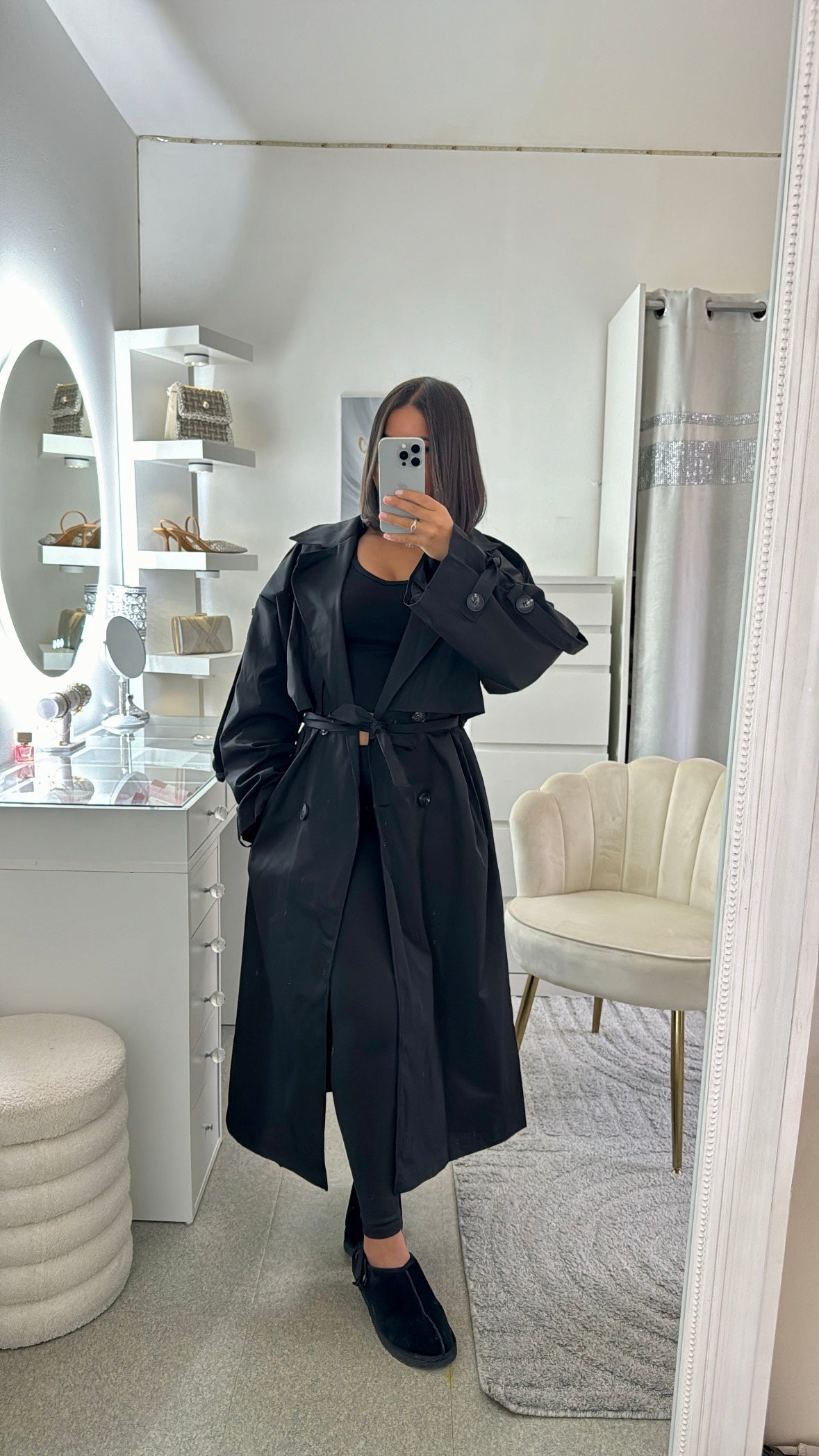 Trench Yara noir