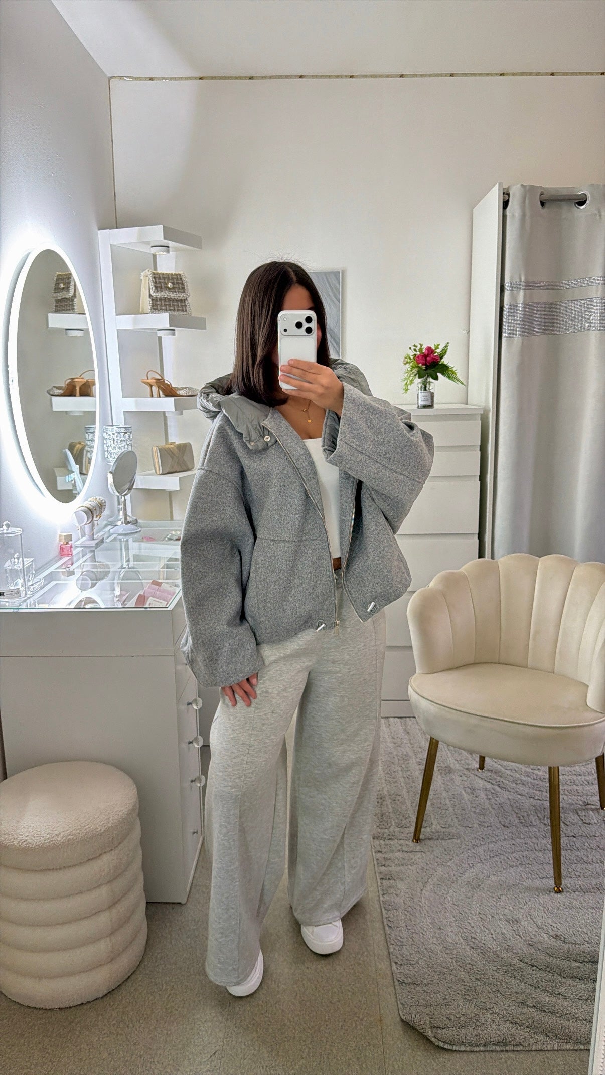 Gros gilet Maddy gris