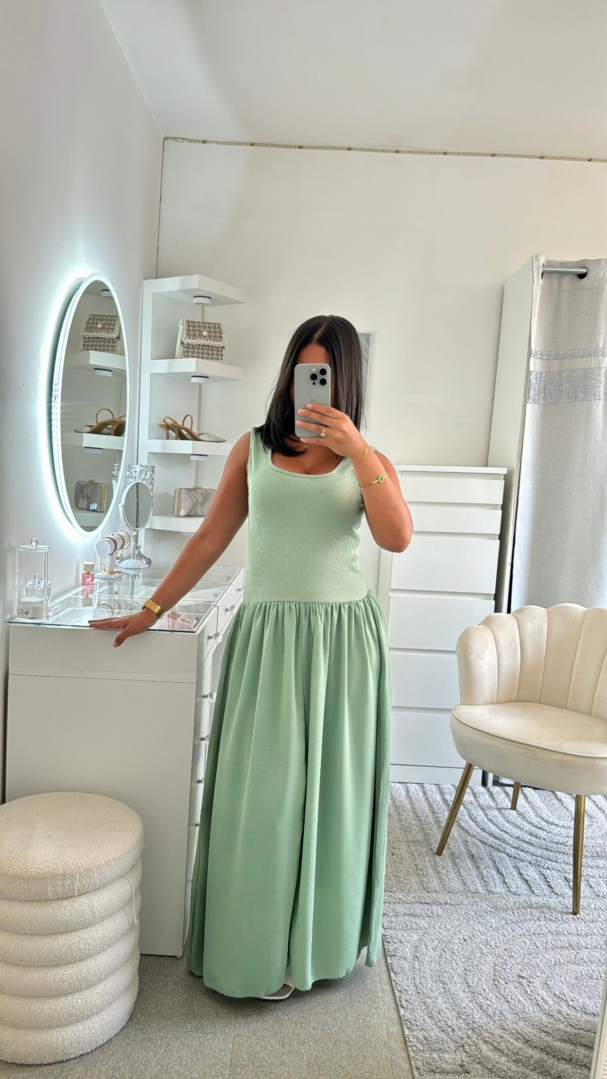 Robe Melinda vert