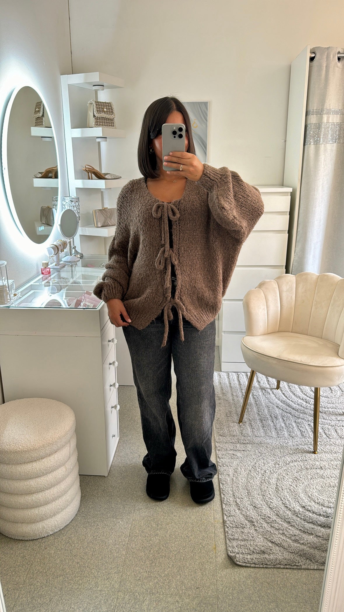 Gilet Najla marron