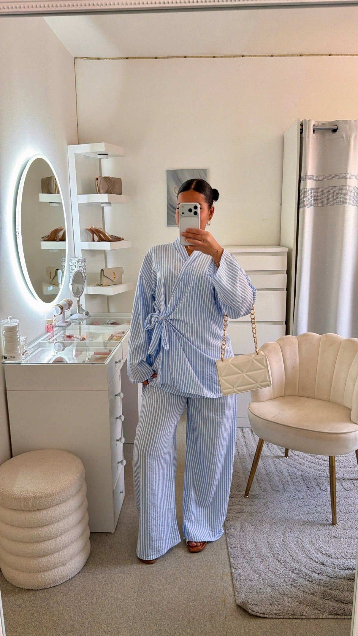 Ensemble Paula bleu