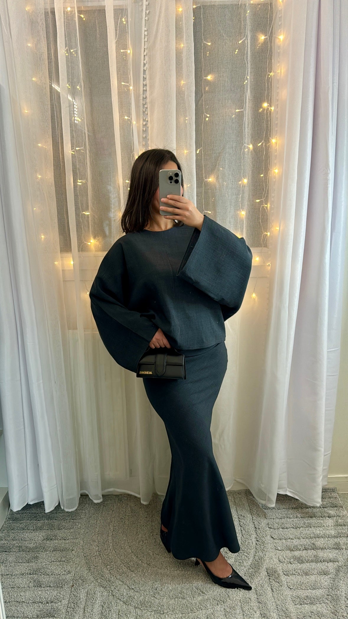 Ensemble Noura bleu marine