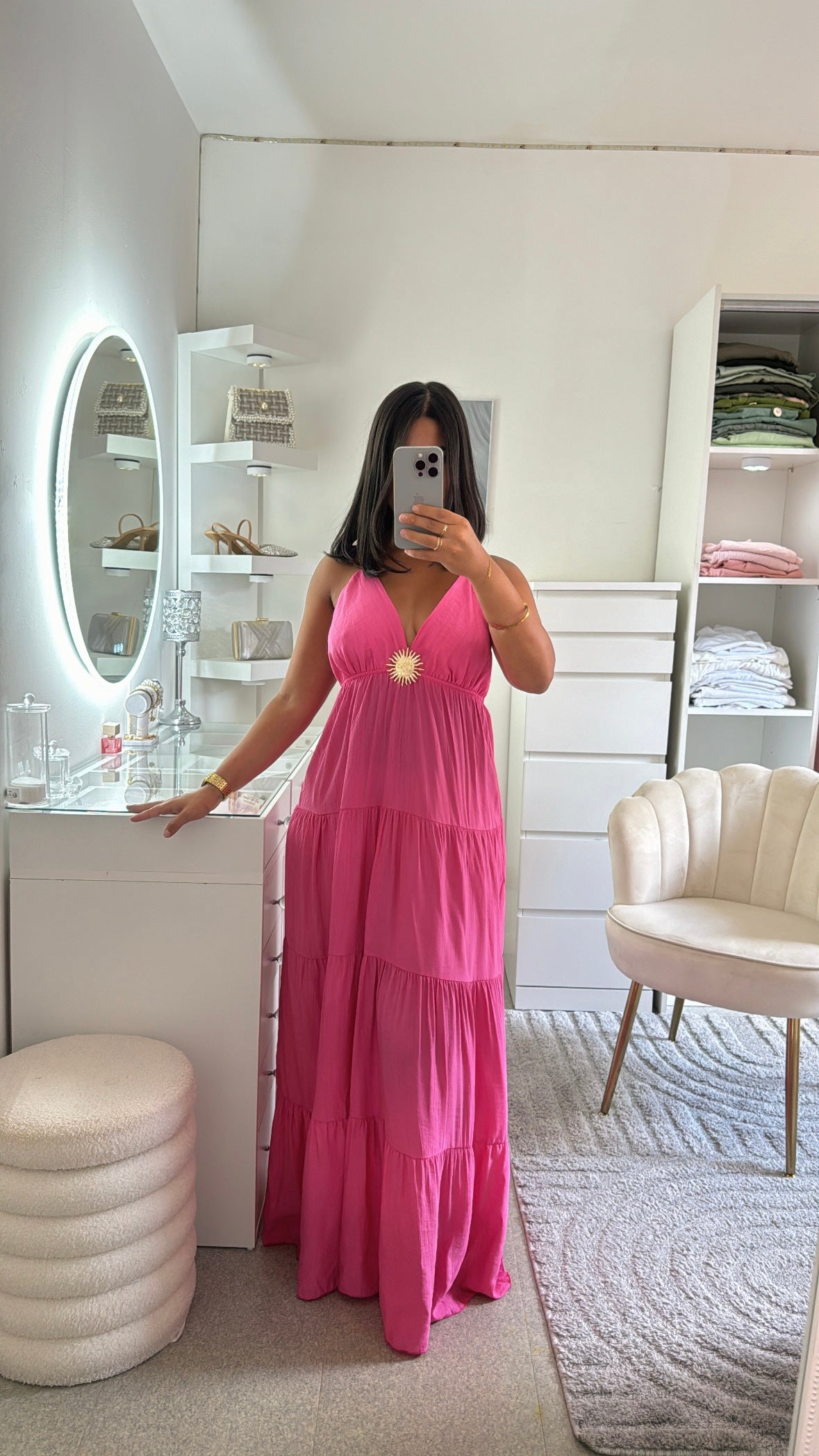Robe Lilia rose