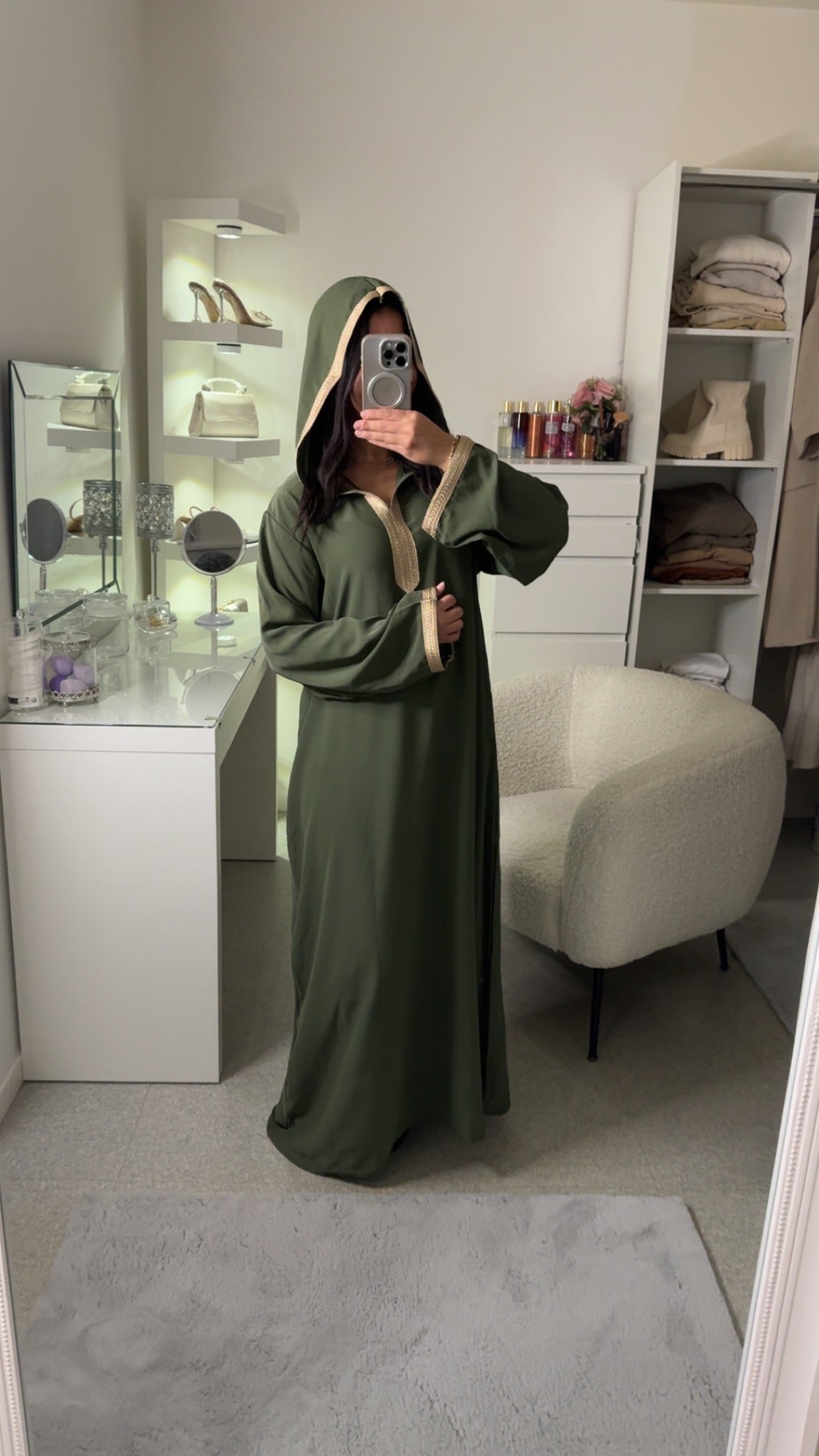 Abaya a capuche best sale