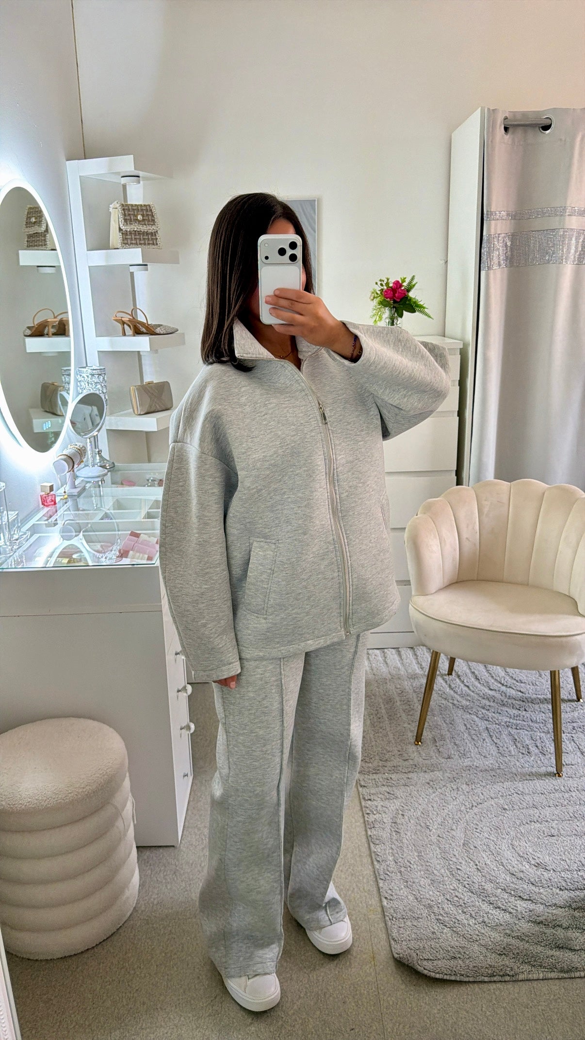 Ensemble Léane gris