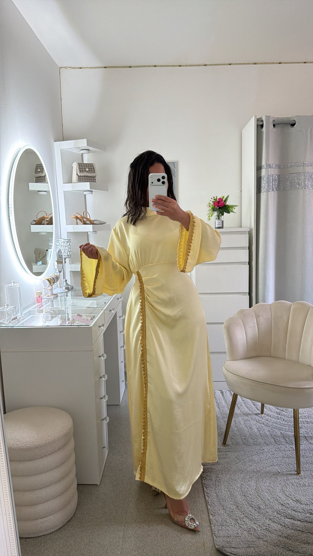 Robe Safiya jaune