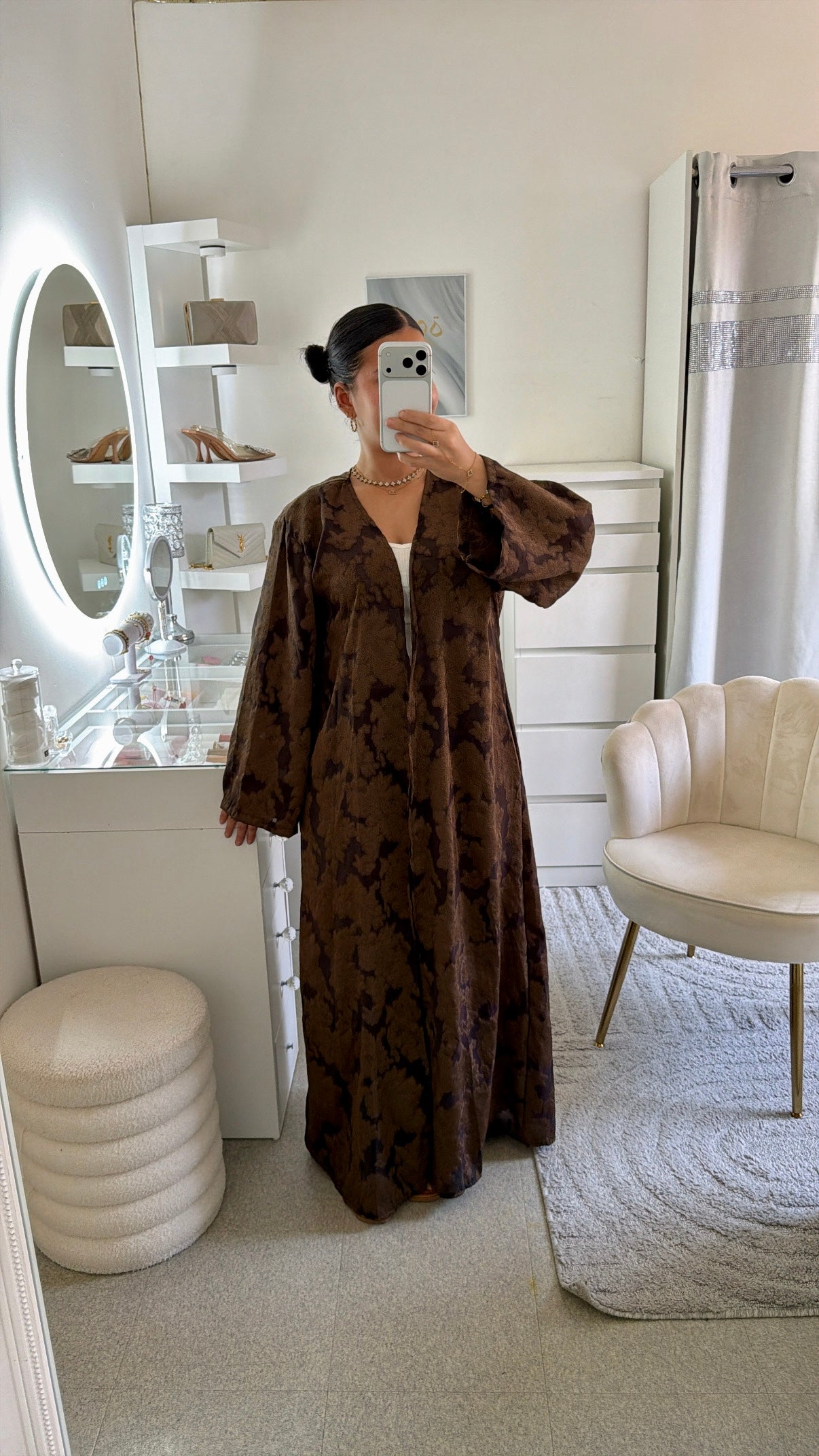 Kimono Camille en marron