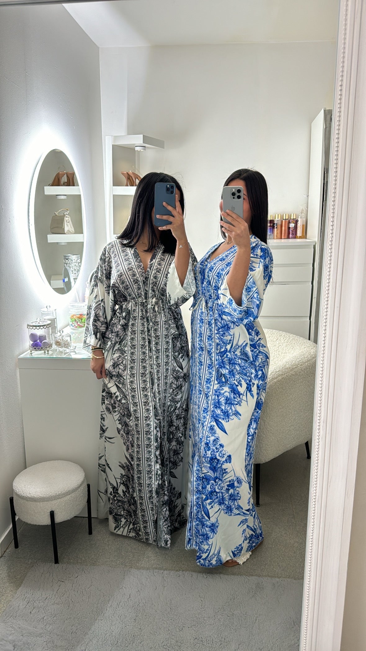 Robe kimono Kaoutare bleu