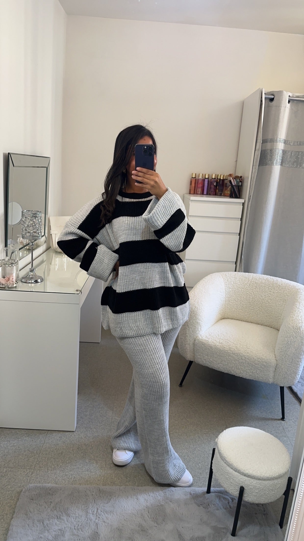 Ensemble bi couleur noir