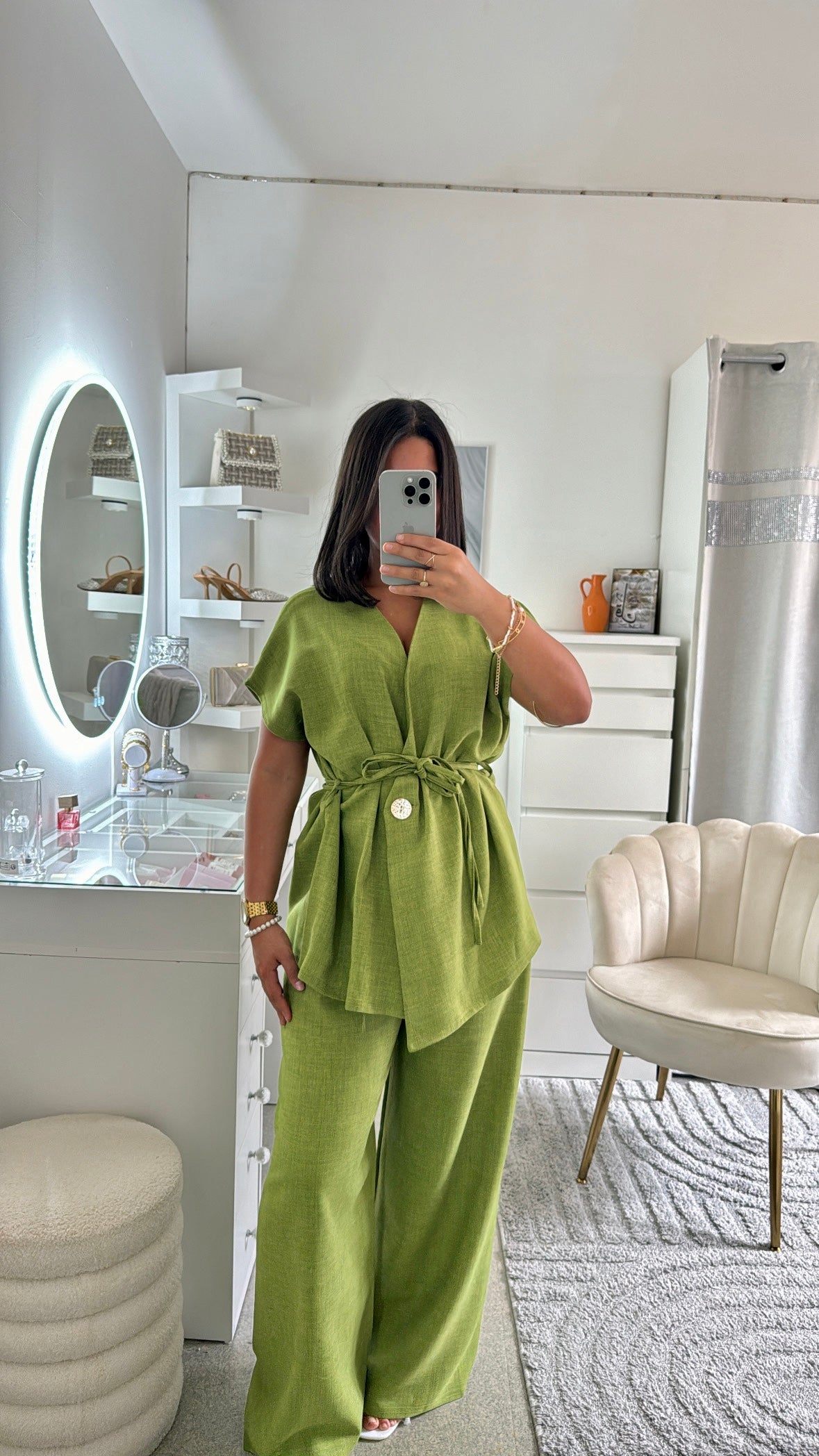 Ensemble jasmin vert