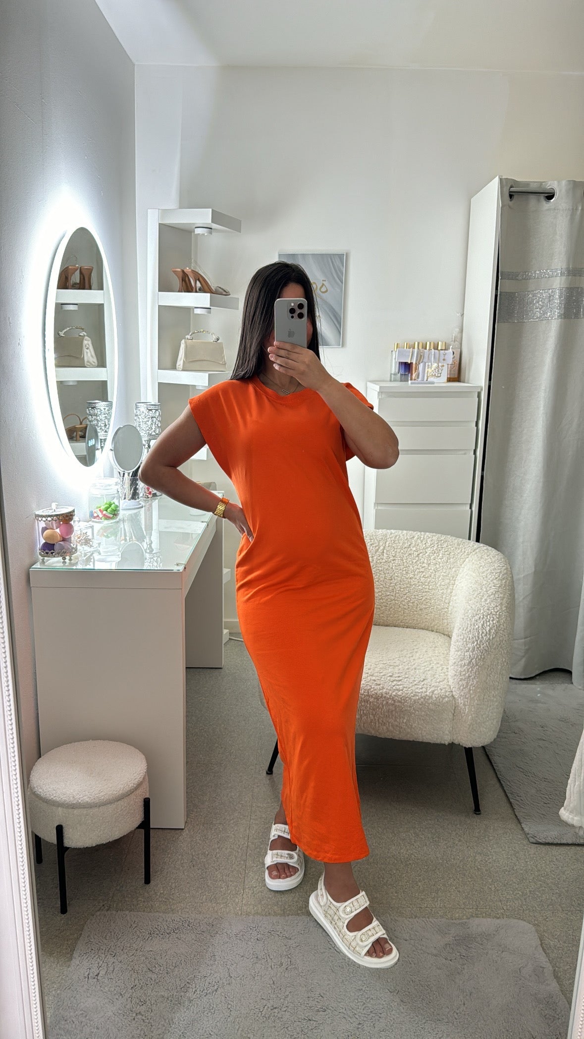 Robe tee shirt Samia
