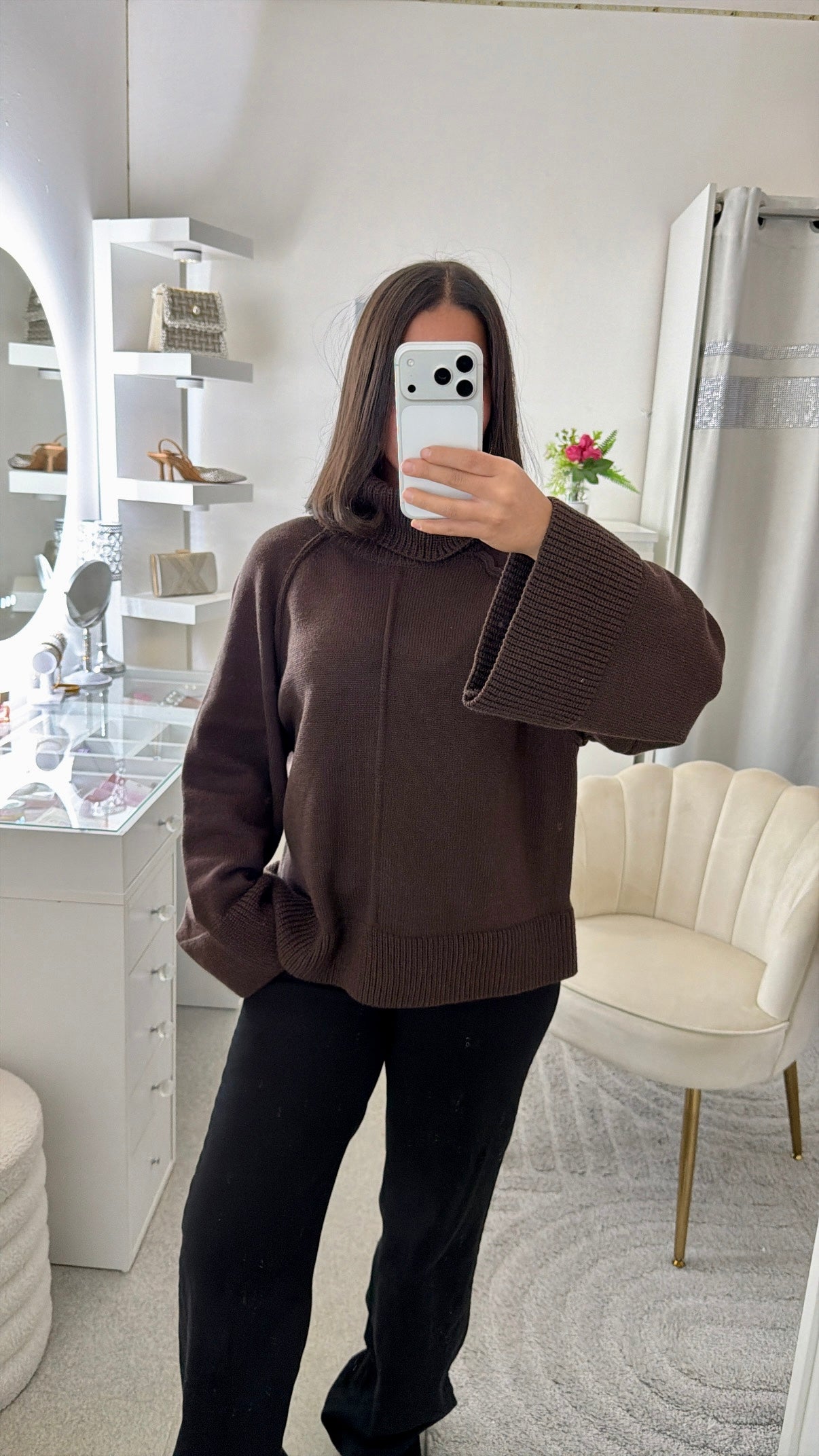 Pull Saïda marron