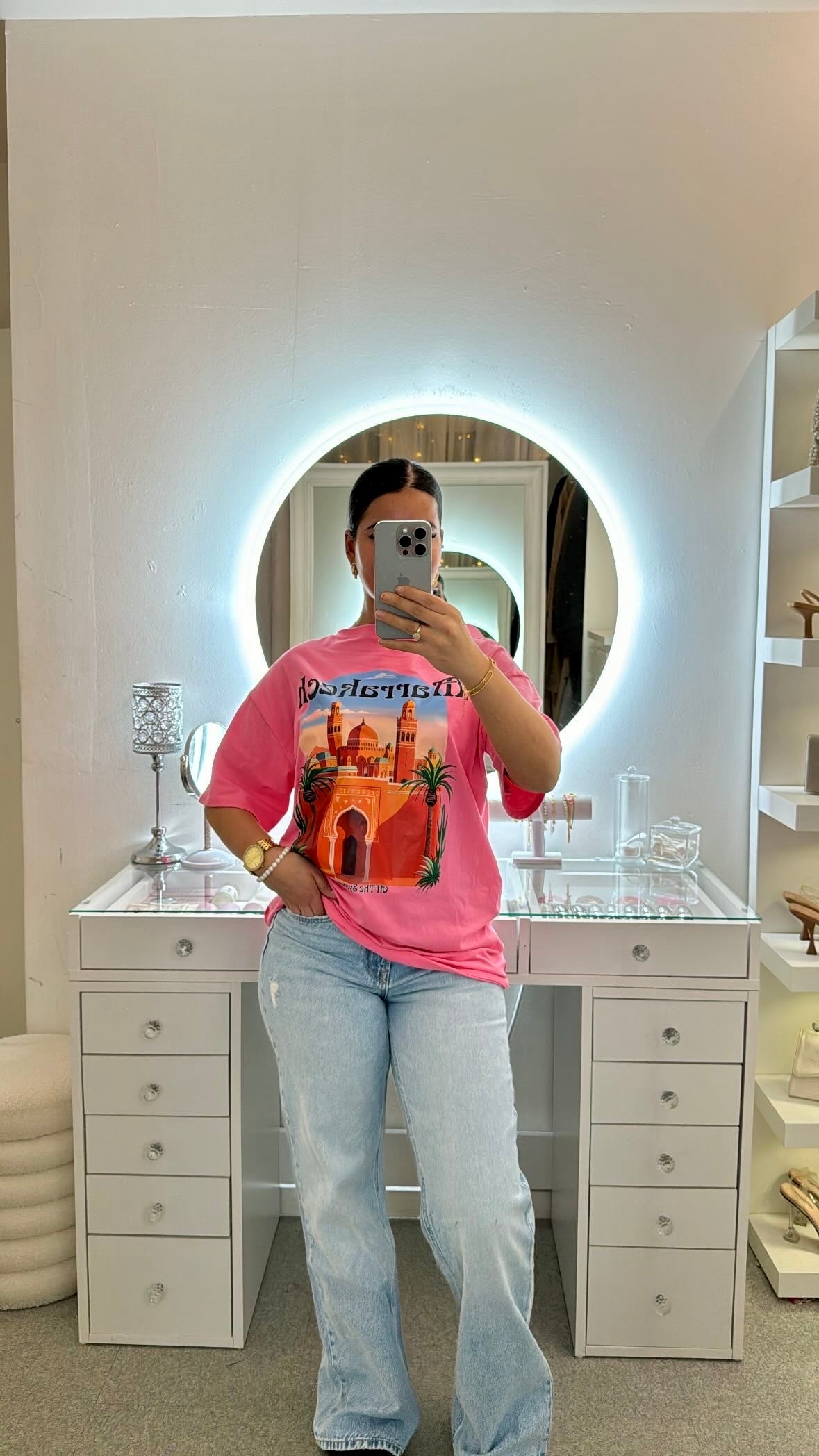 T-shirt Marrakech rose