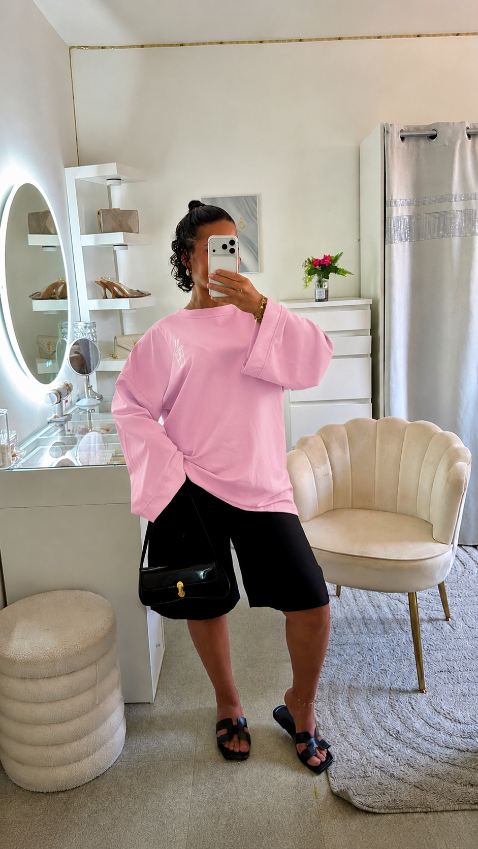 T shirt Matcha rose