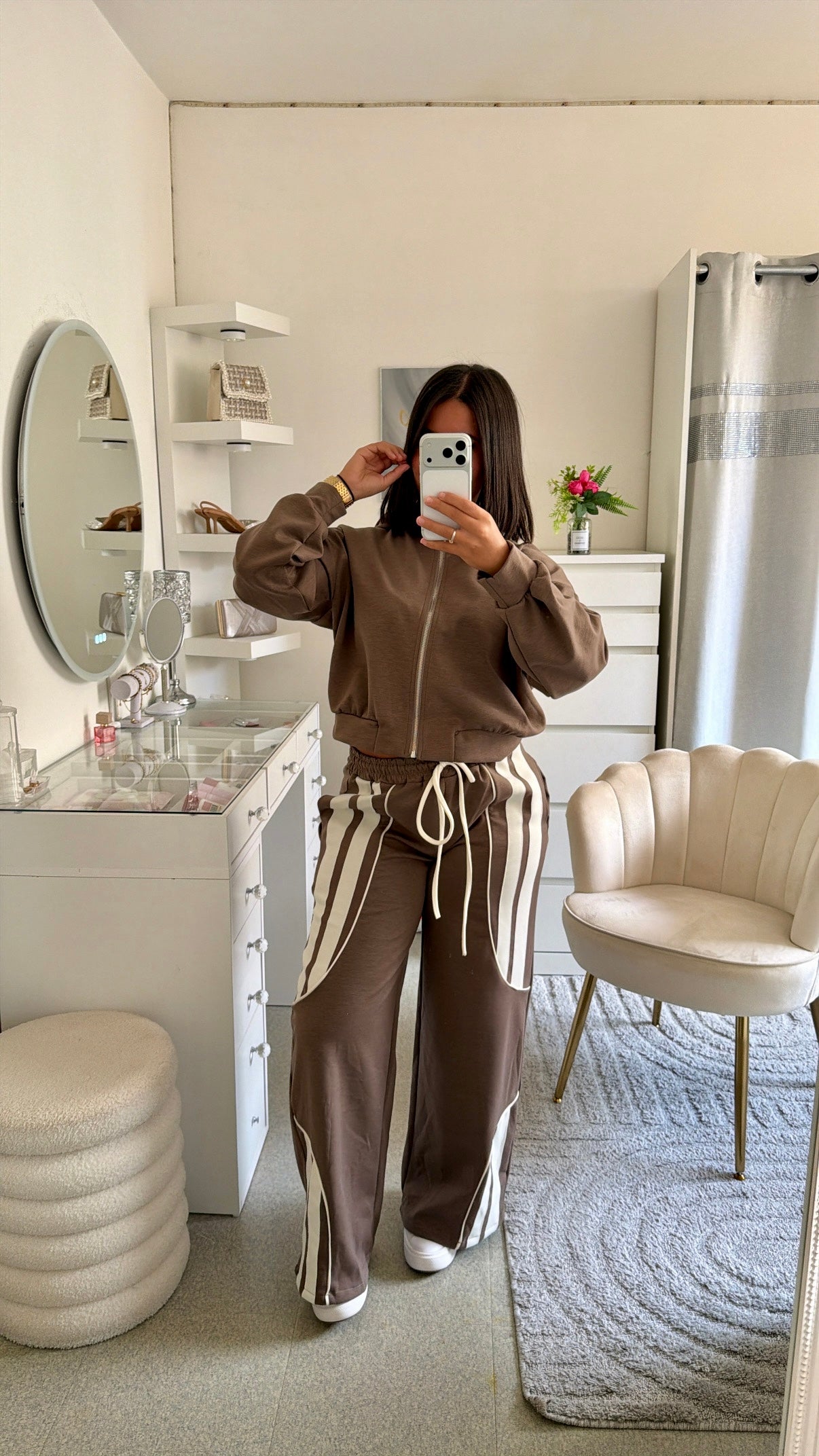Ensemble Cam chocolat