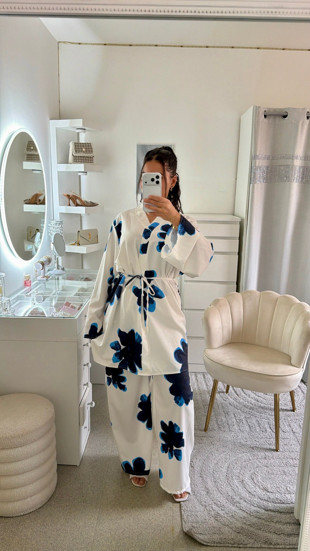 Ensemble Naïri bleu