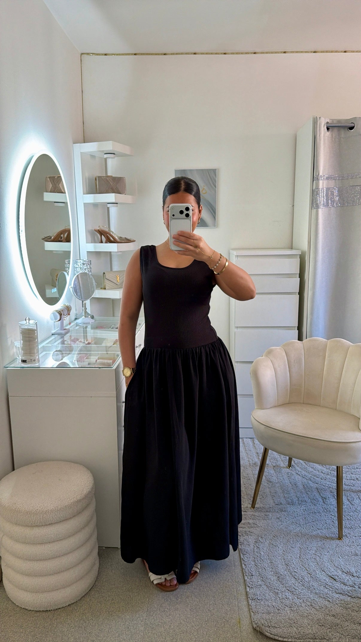 Robe Melinda noir