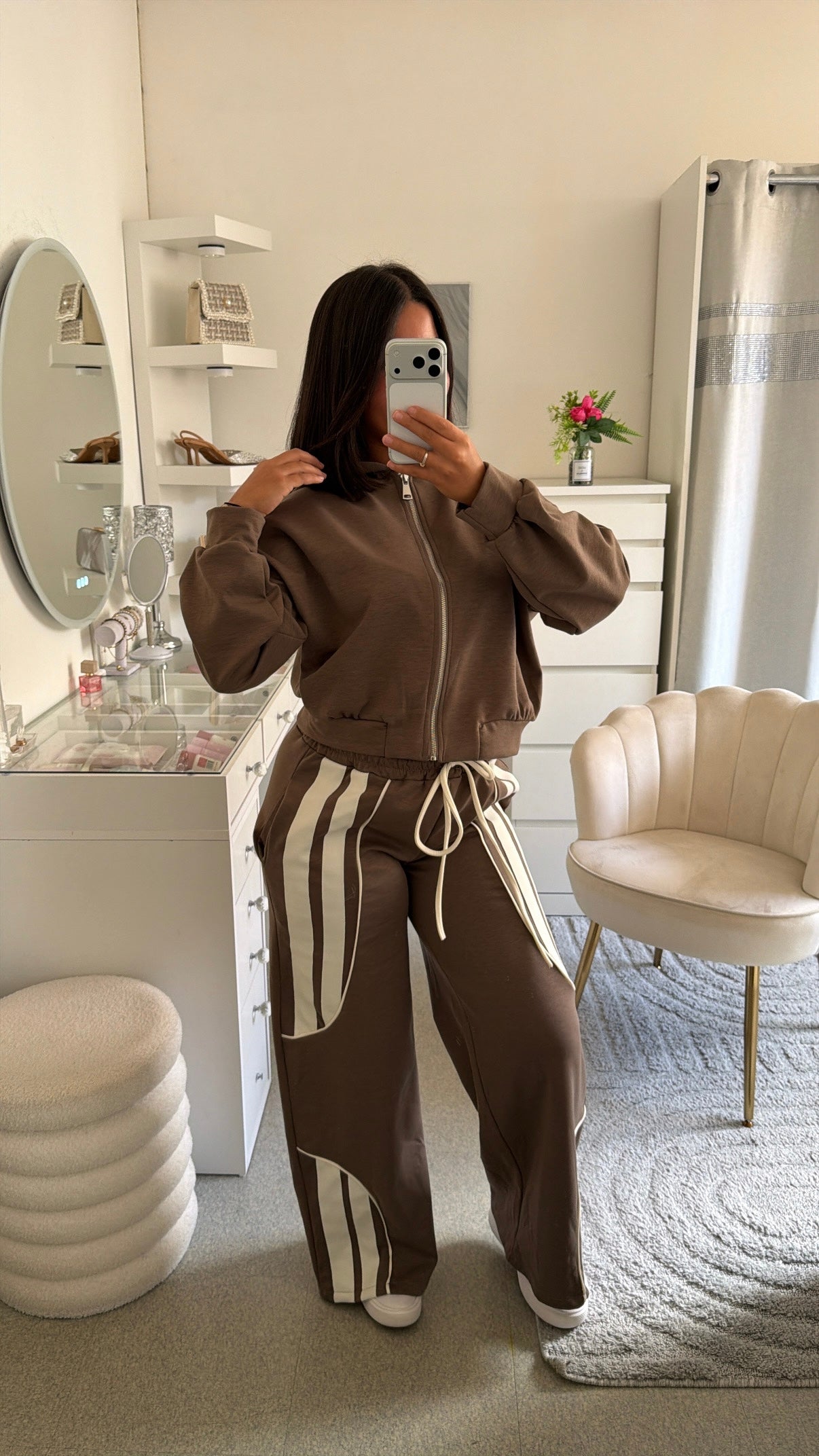 Ensemble Cam chocolat