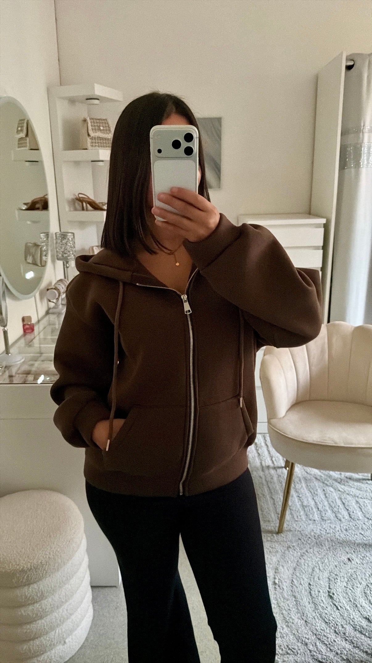 Gilet Nessou en marron