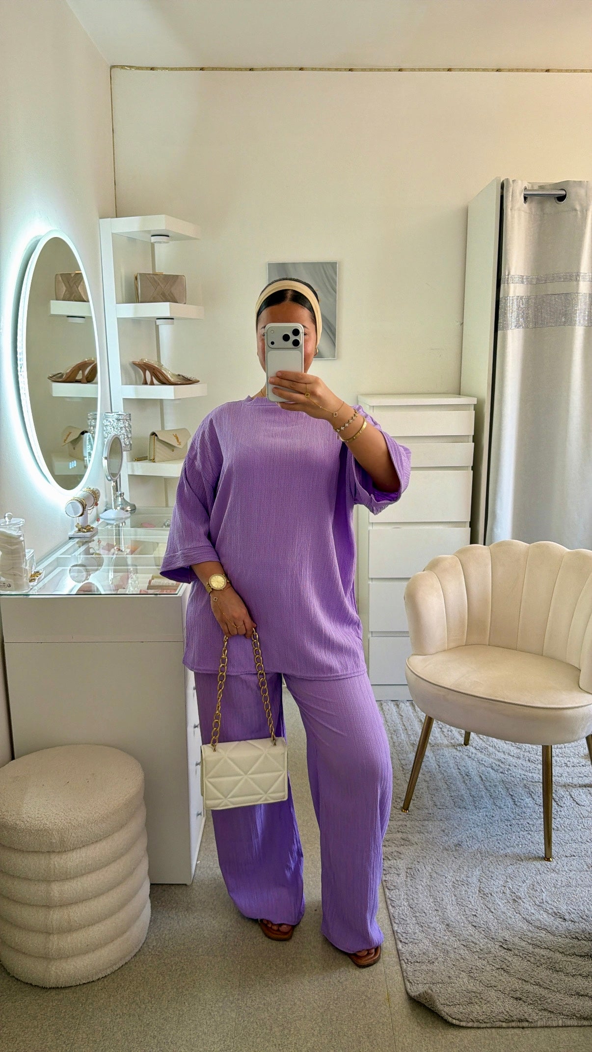 Ensemble t shirt lilas