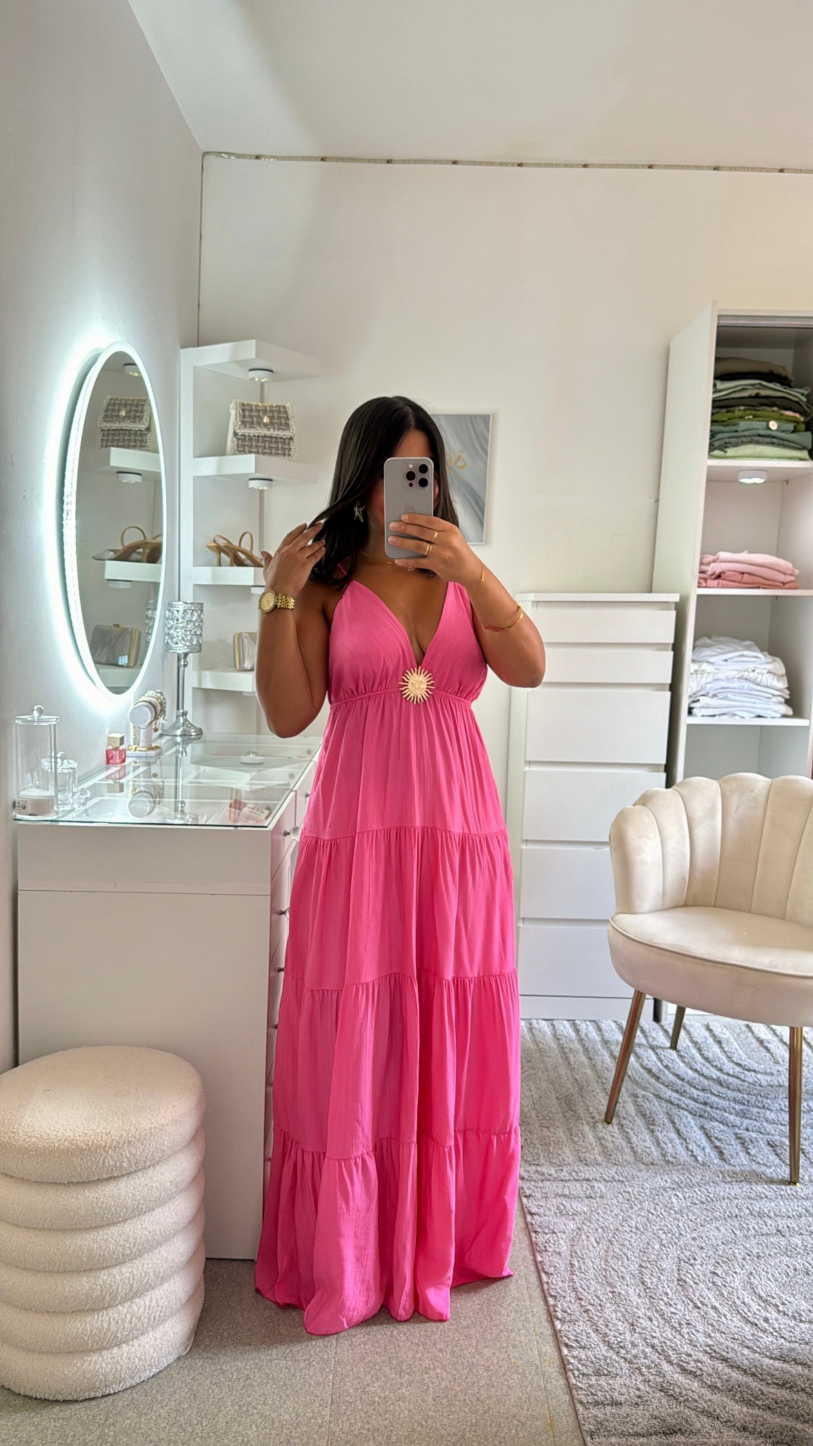 Robe Lilia rose