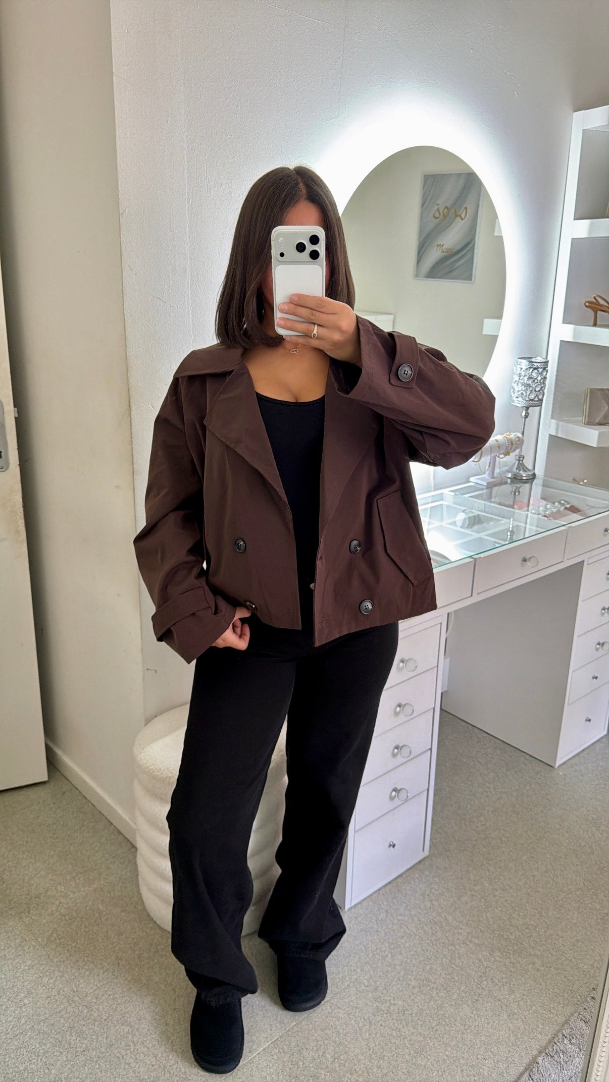 Trench Azelie marron