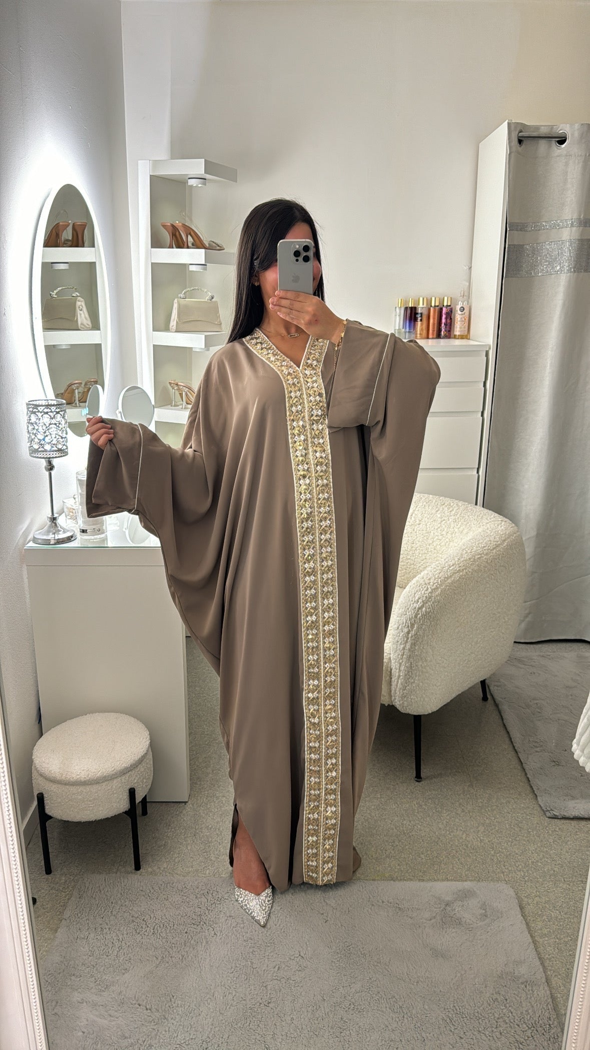 Abaya Sofia avec strass Kamel