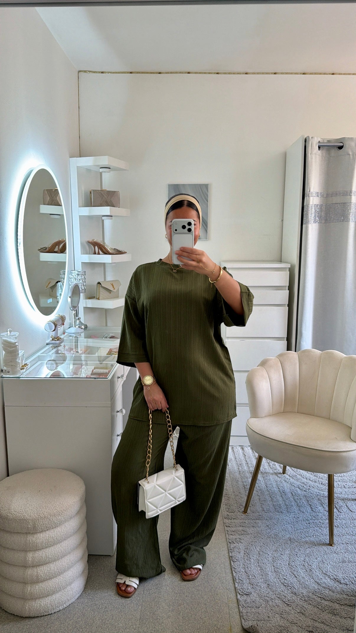 Ensemble t shirt Leïla vert