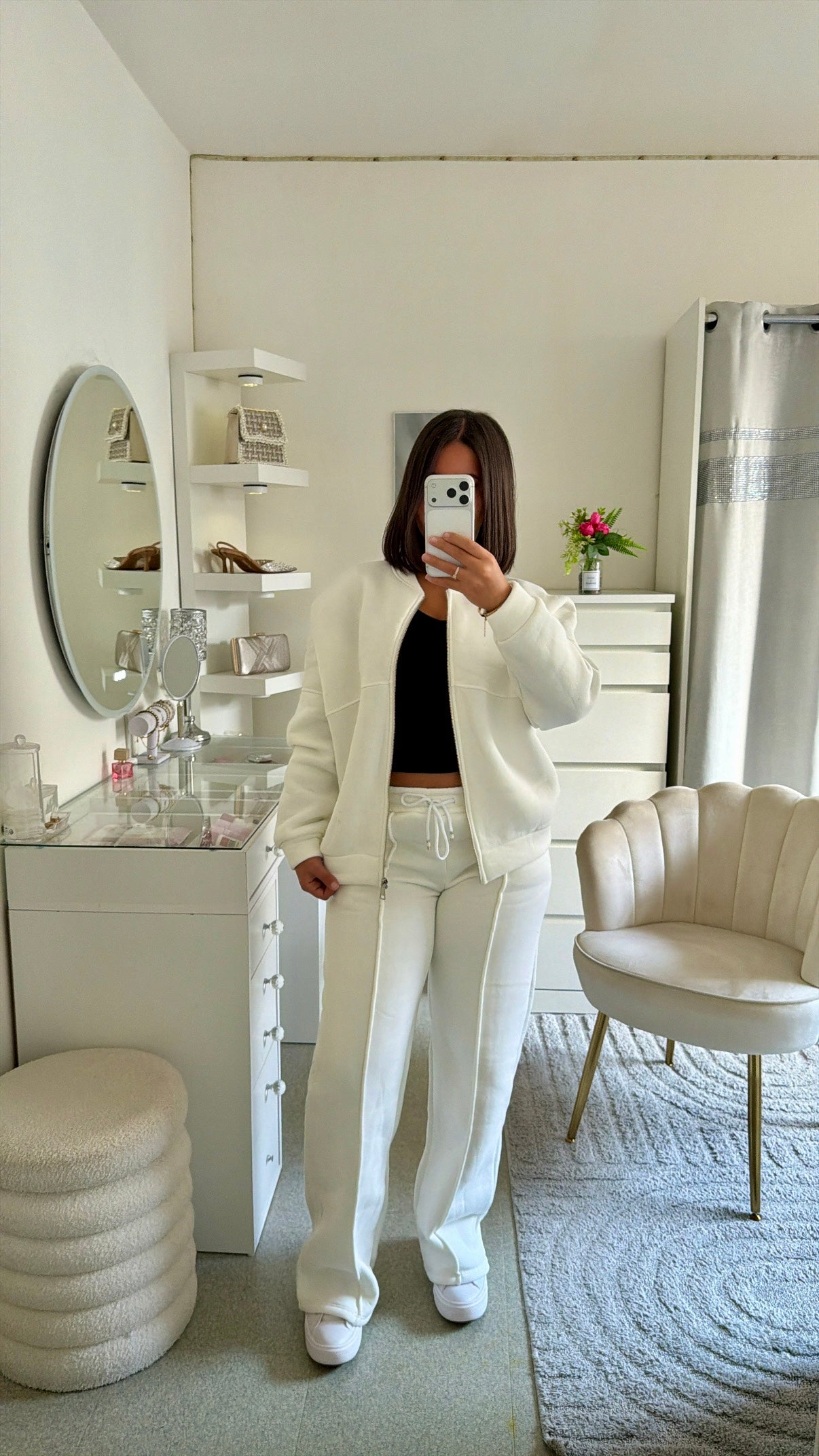 Ensemble Latifa blanc