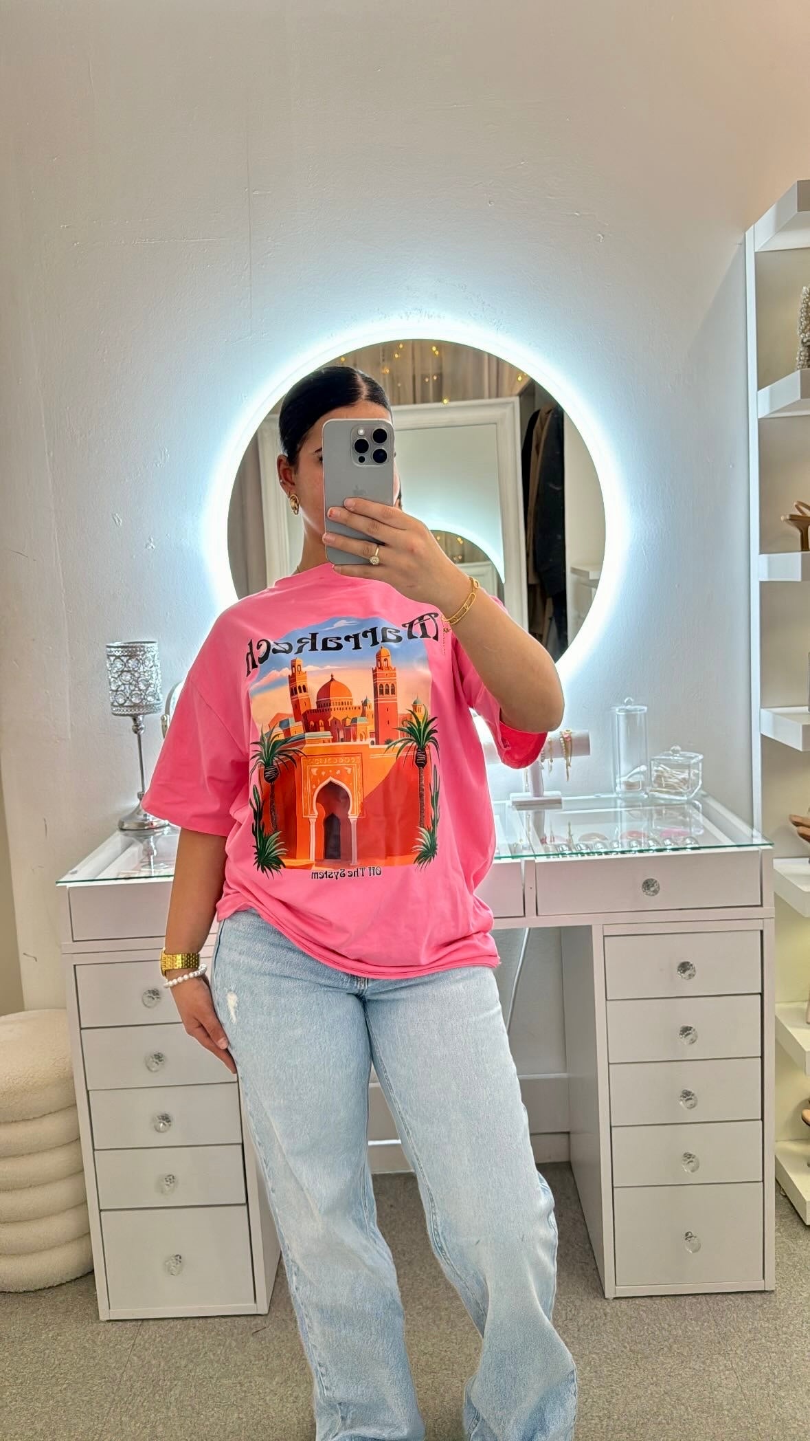 T-shirt Marrakech rose