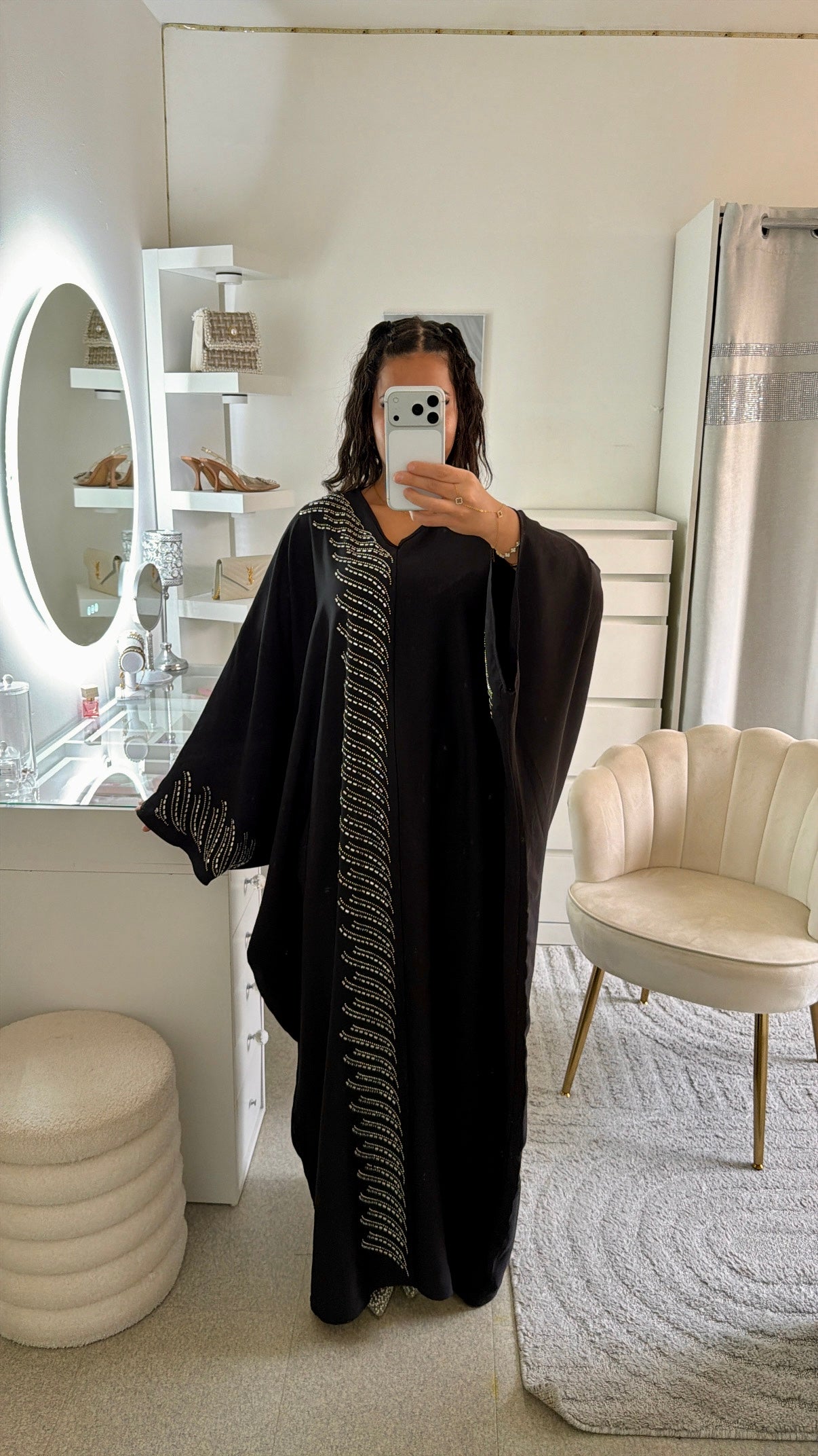 Abaya Sélyna noir