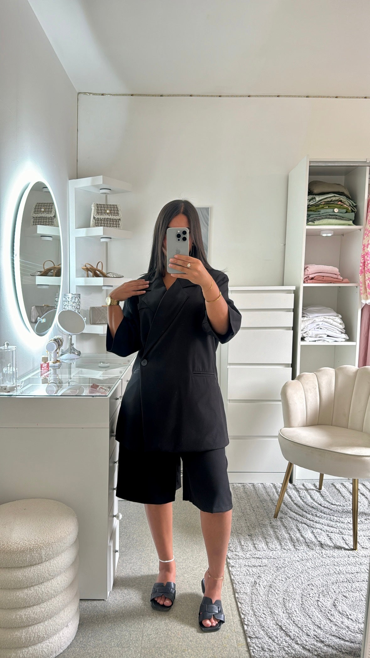 Ensemble short Nawal Noir