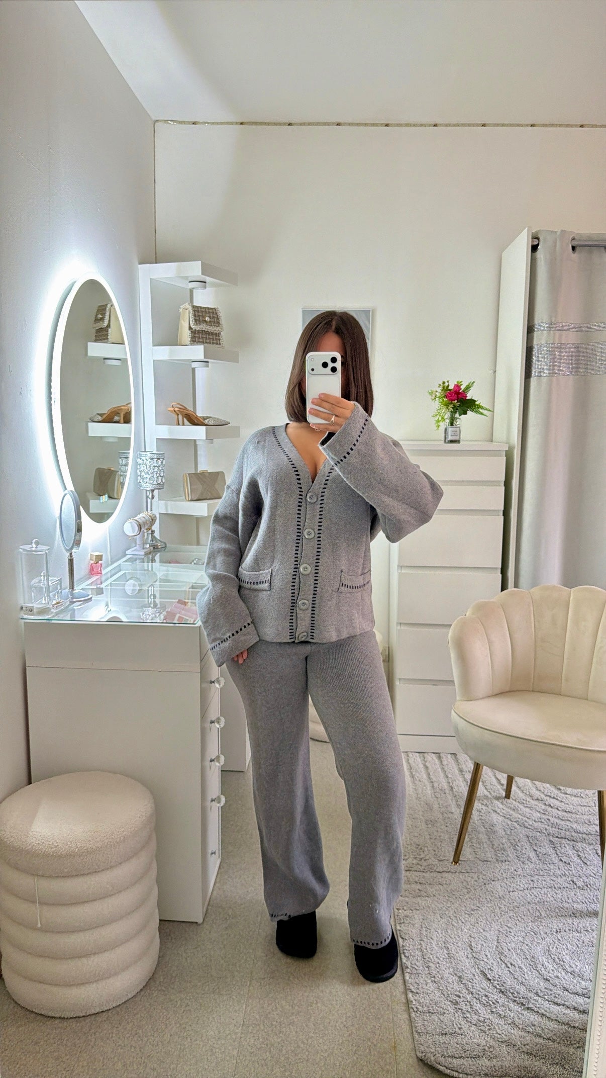 Ensemble Louise gris