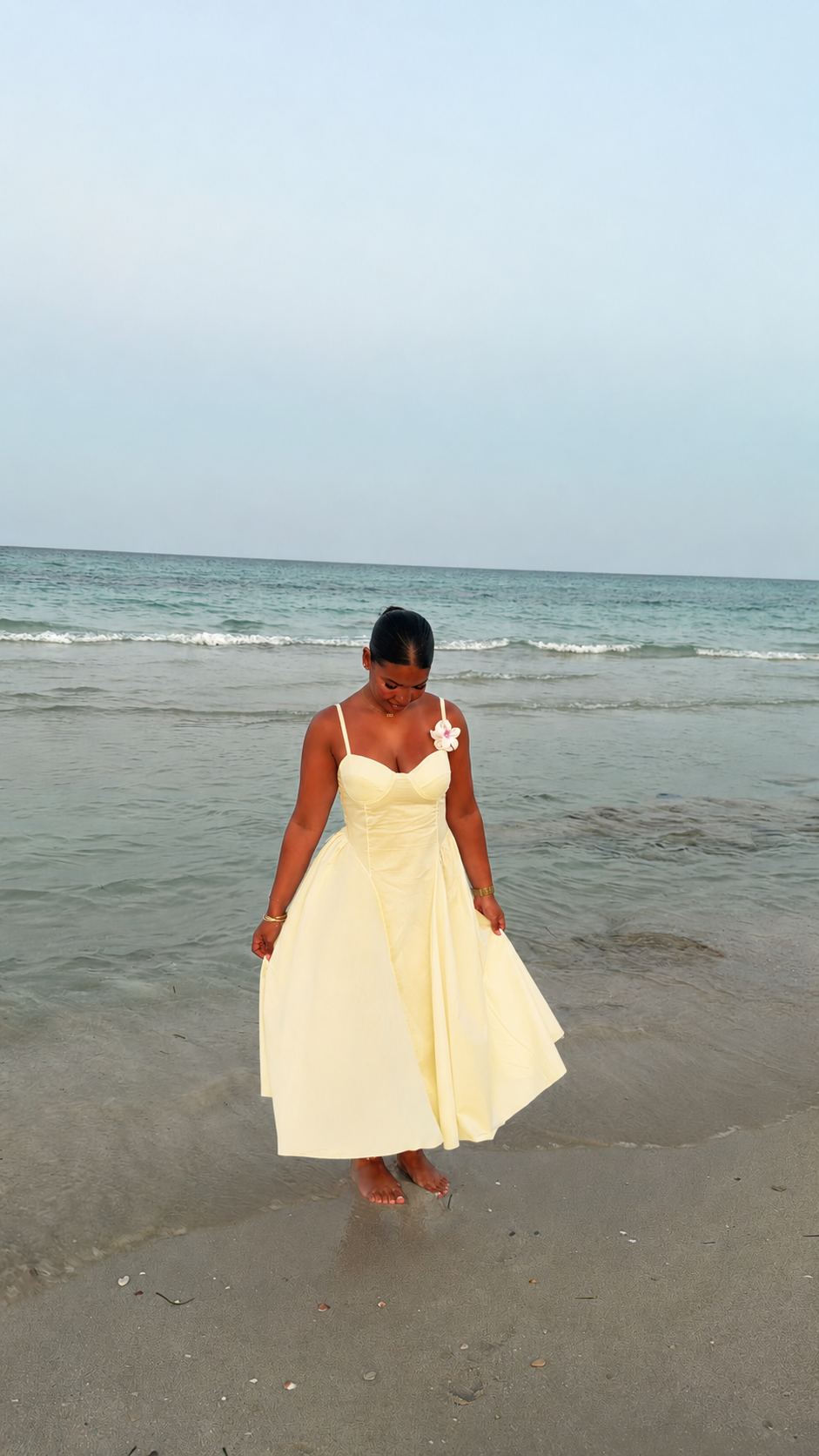 Robe Hannah jaune