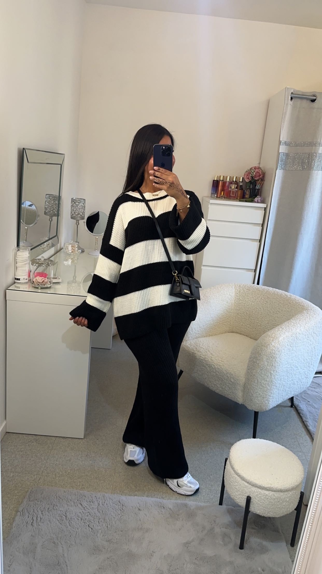 Ensemble bi couleur noir