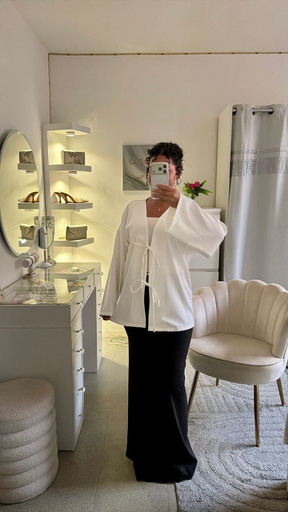 Gilet Jenna en blanc