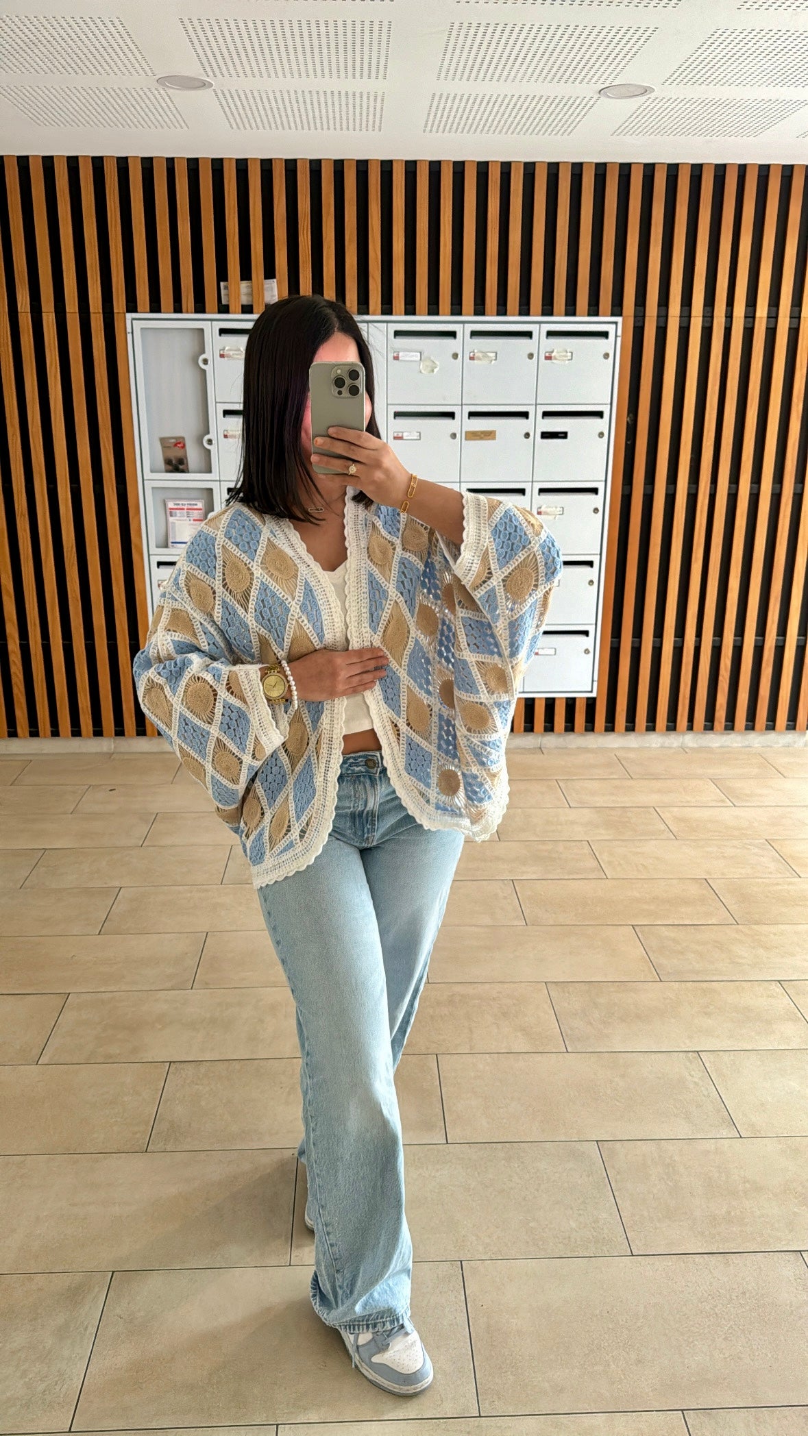 Gilet Amina style bohème