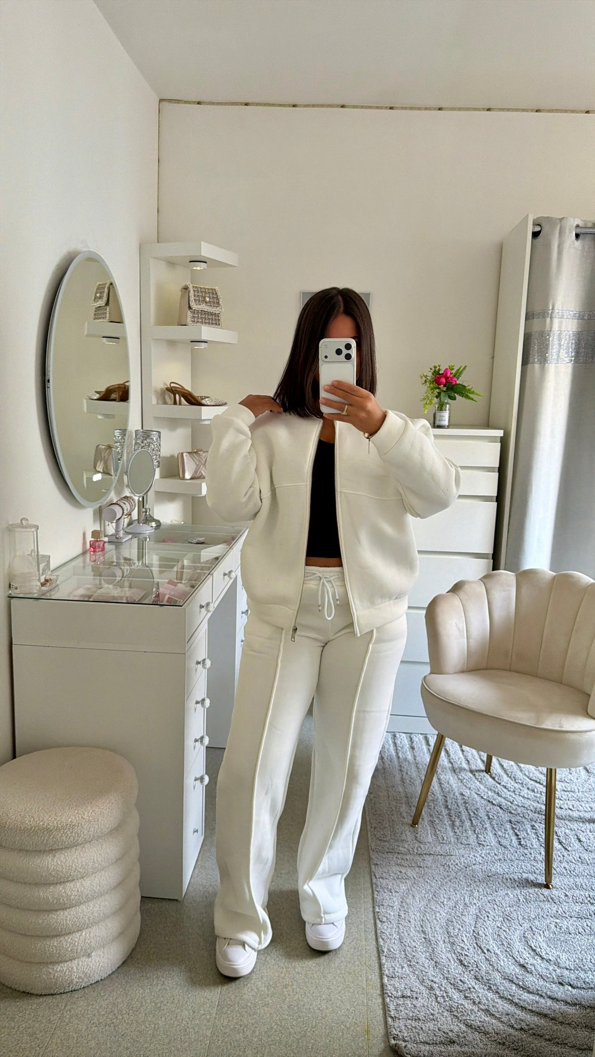 Ensemble Latifa blanc
