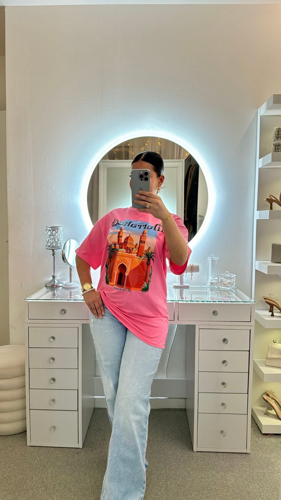 T-shirt Marrakech rose