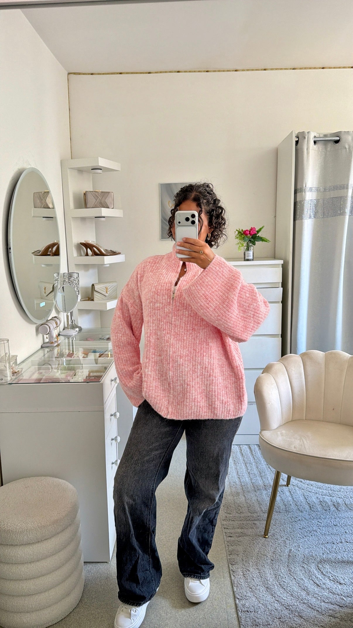 Gilet Layla en rose