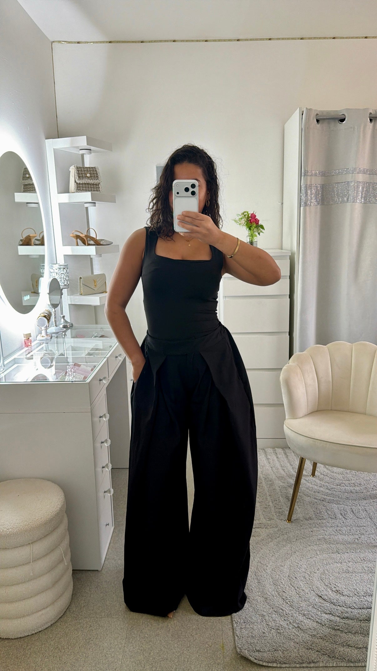 Pantalon sélène noir
