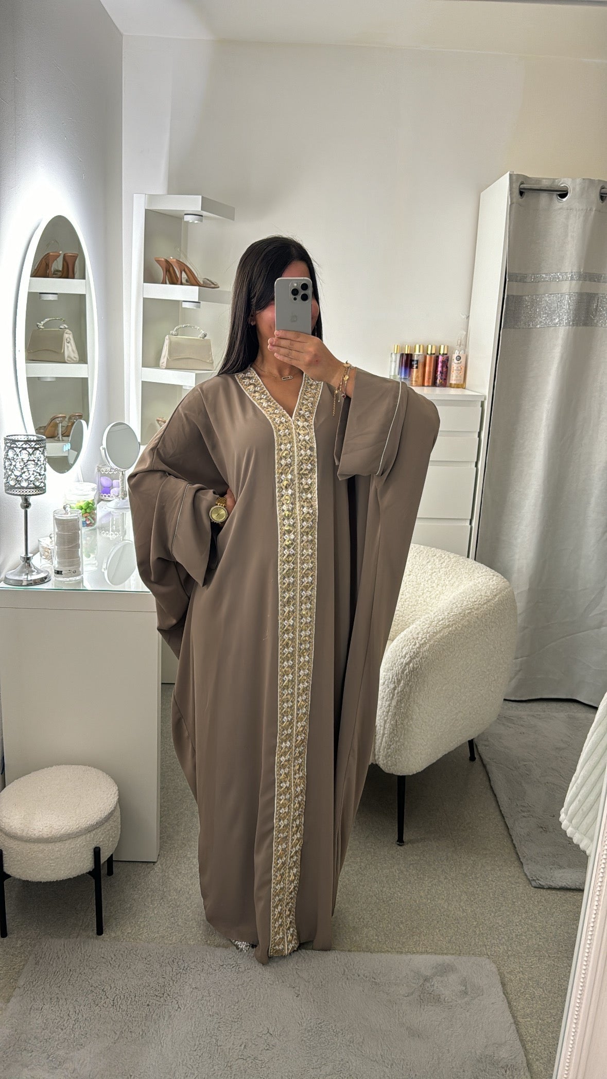 Abaya Sofia avec strass Kamel