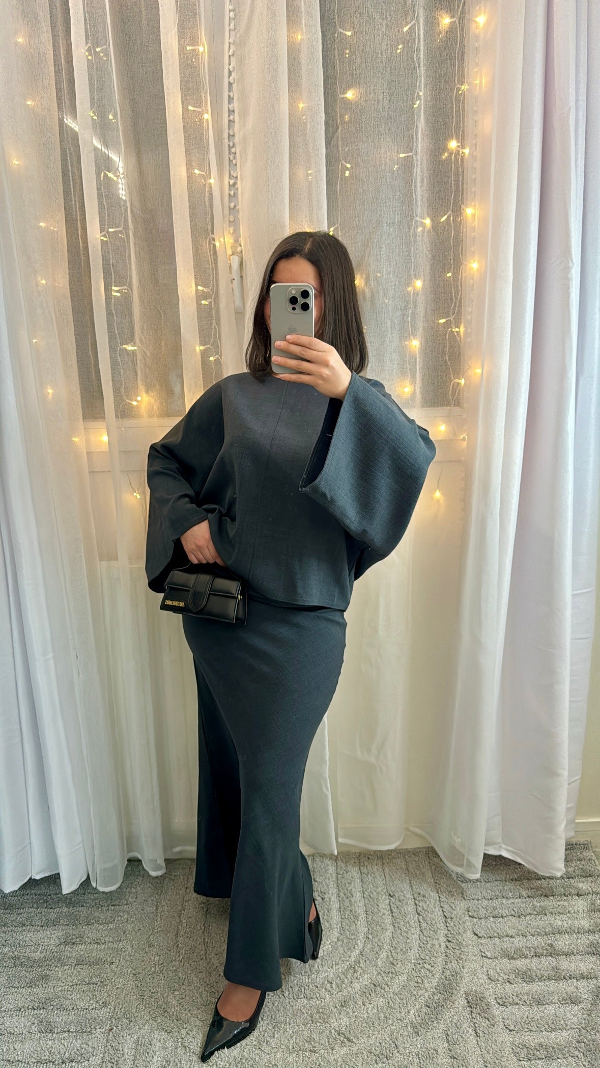 Ensemble Noura bleu marine