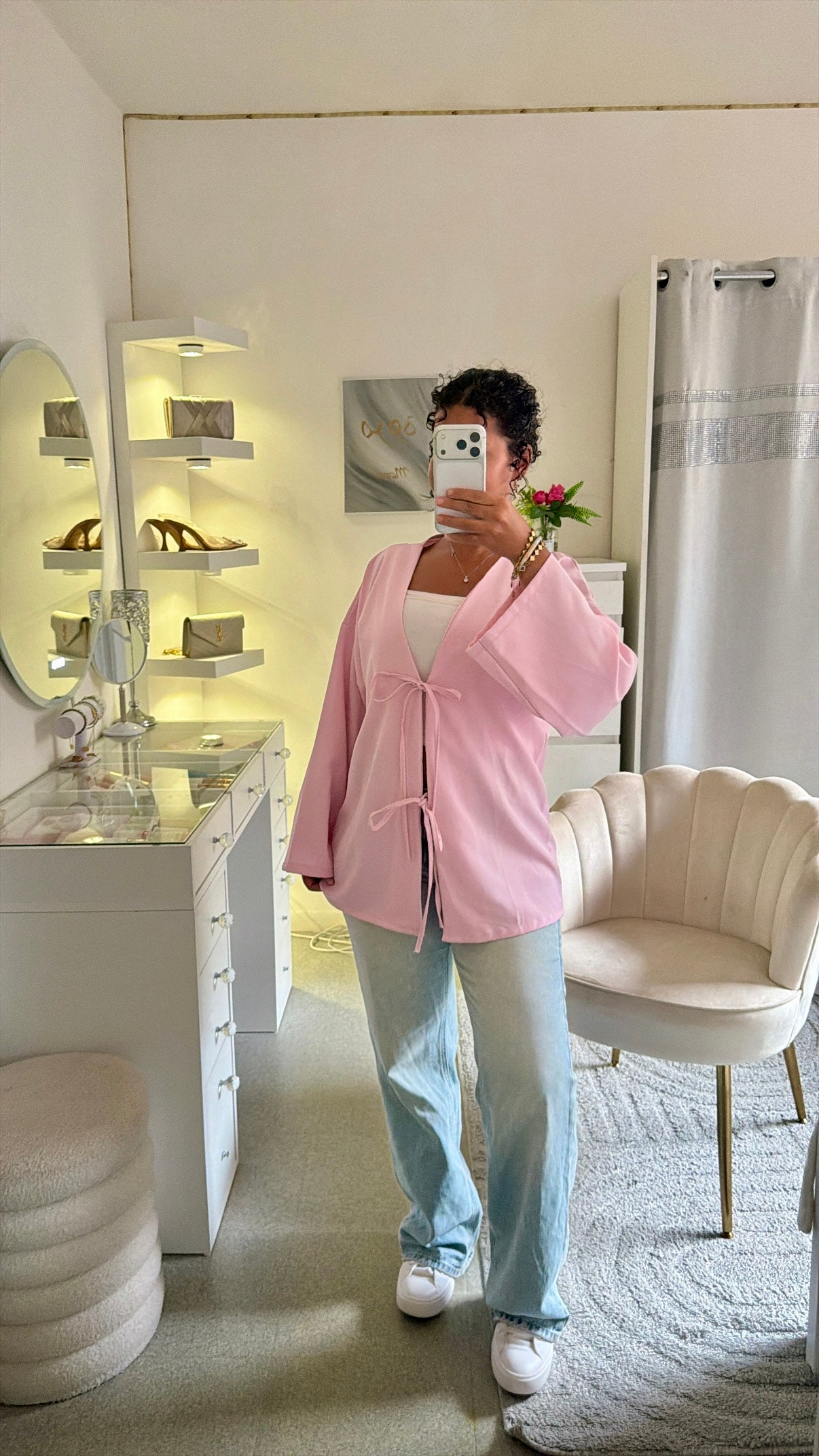 Gilet Jenna en rose
