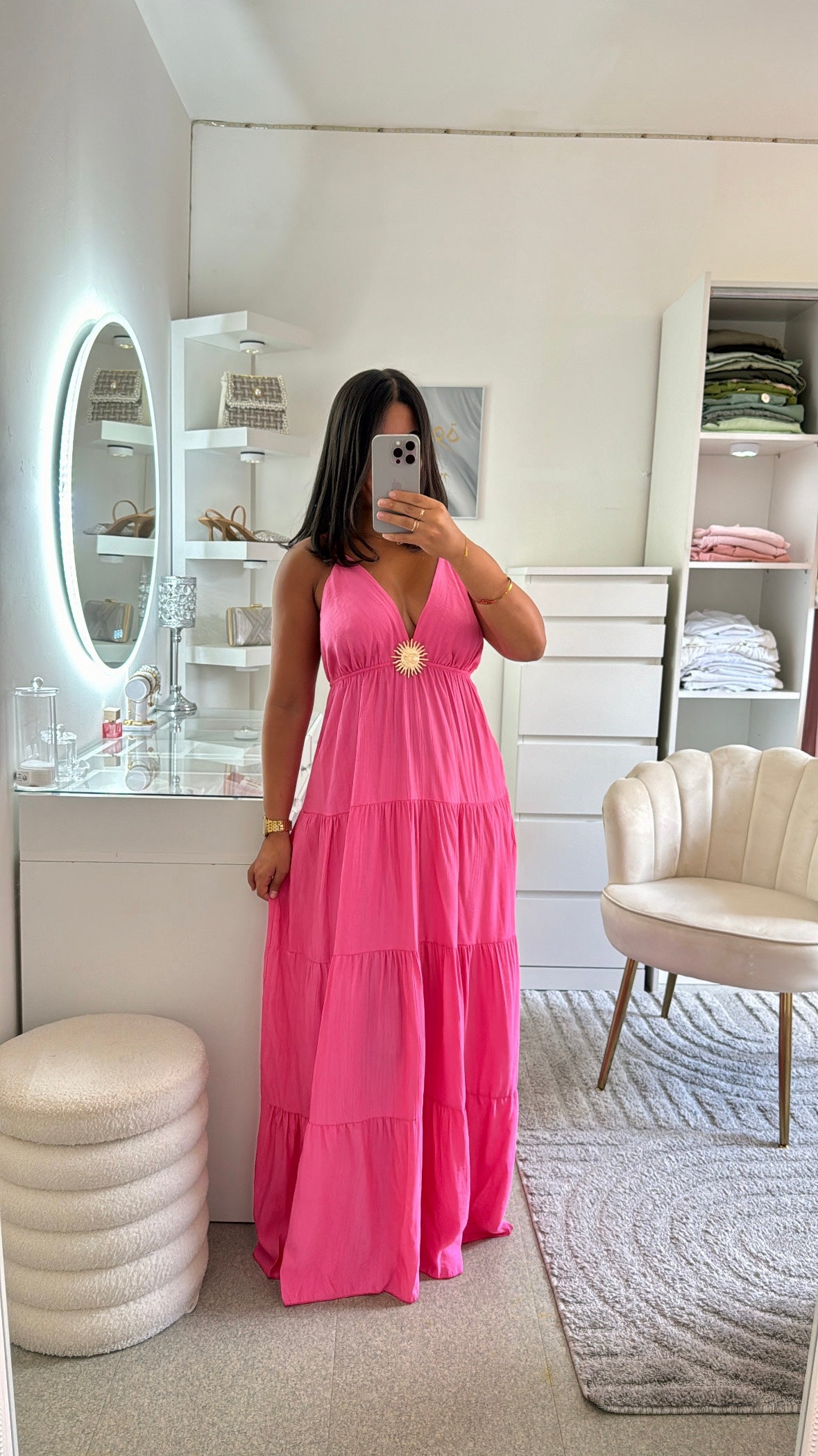 Robe Lilia rose